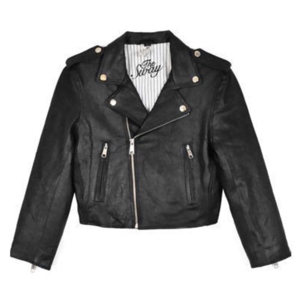 THE SWAY NYC leather jacket xs!!!